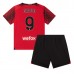 Tanie Strój piłkarski AC Milan Olivier Giroud #9 Koszulka Podstawowej dla dziecięce 2023-24 Krótkie Rękawy (+ szorty)